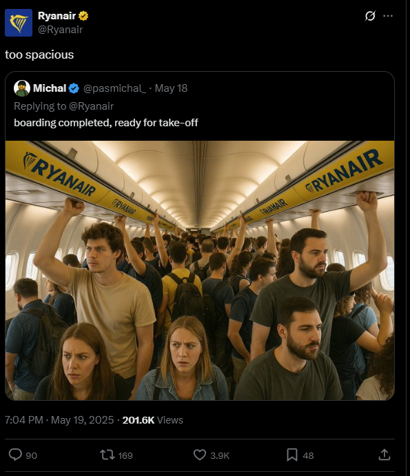 ryanair trendjacking