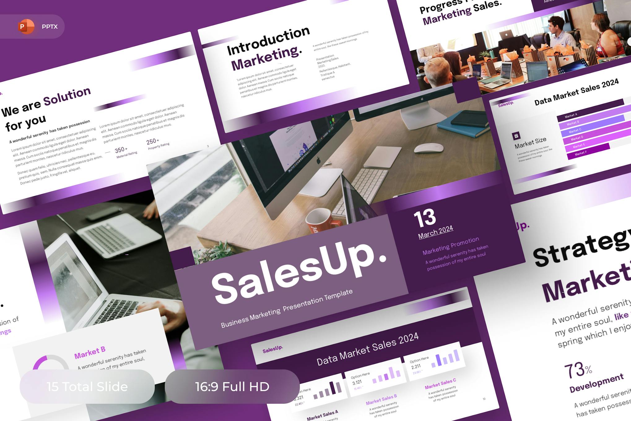 SalesUp - Sales & Marketing PowerPoint Template