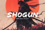 20+ Cool Samurai Fonts for Japanese Warrior Designs