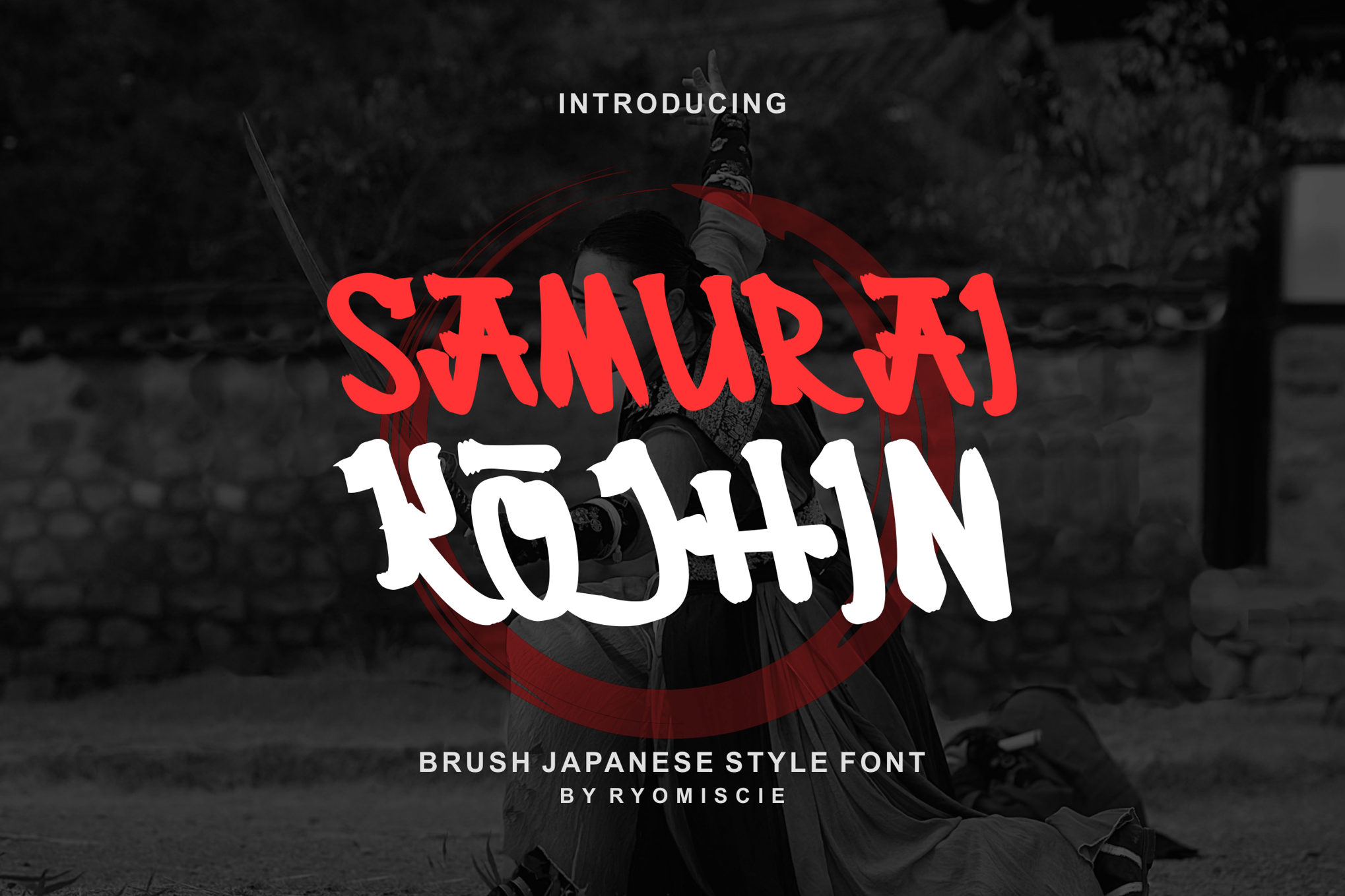 Samurai Kojhin - Brush Japanese Font