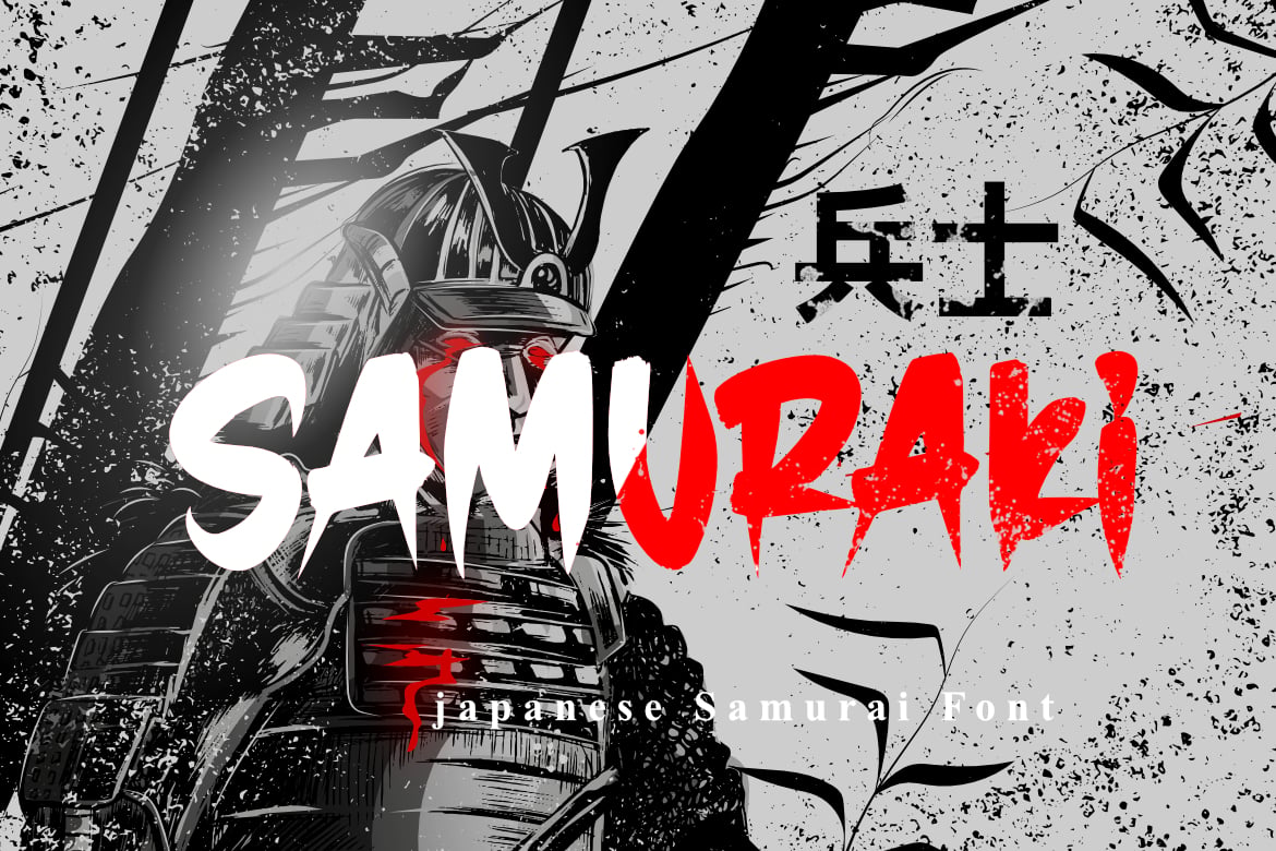 Samuraki - Japanese Samurai Font