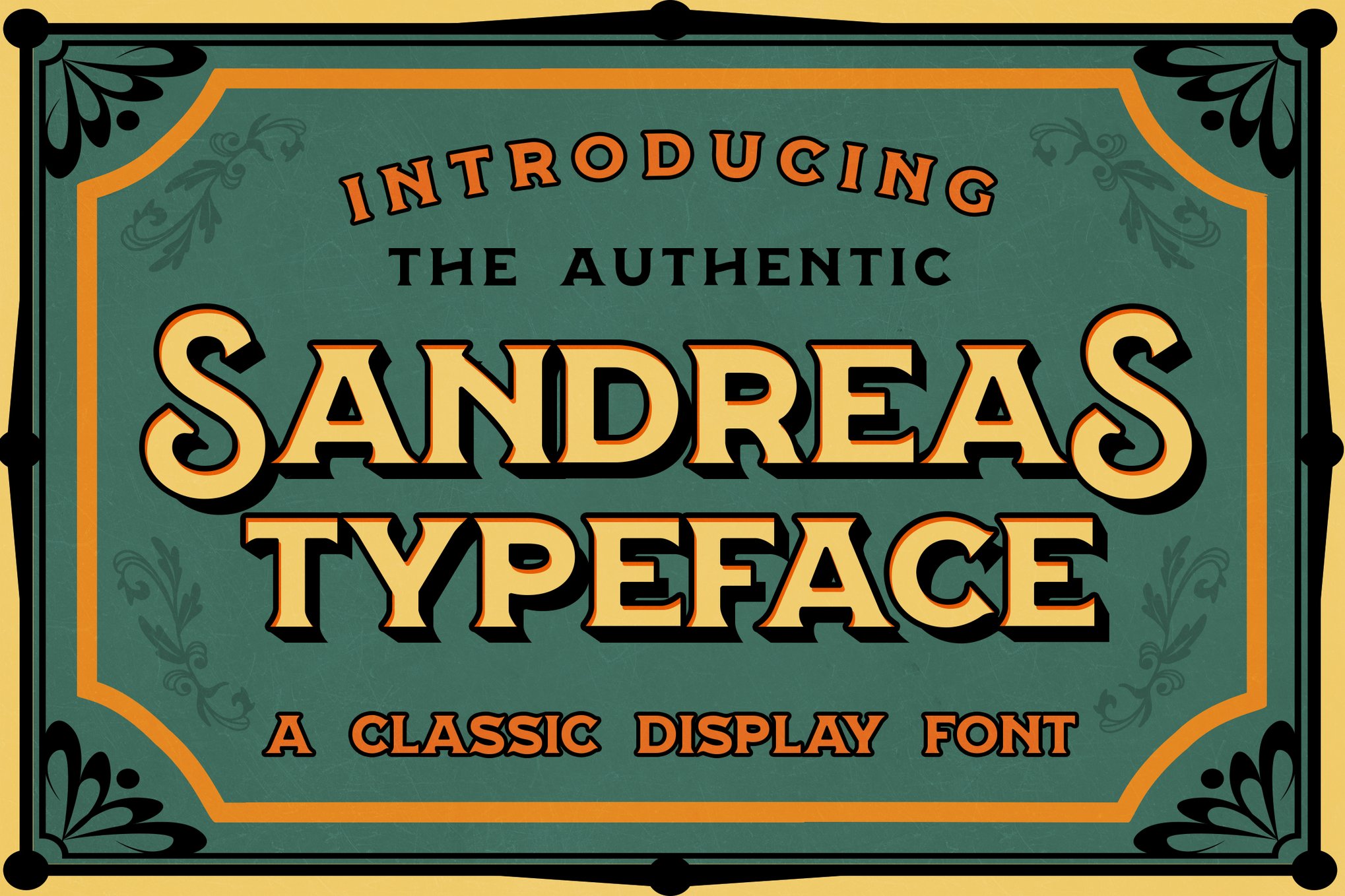 Sandreas - Classic Label Font