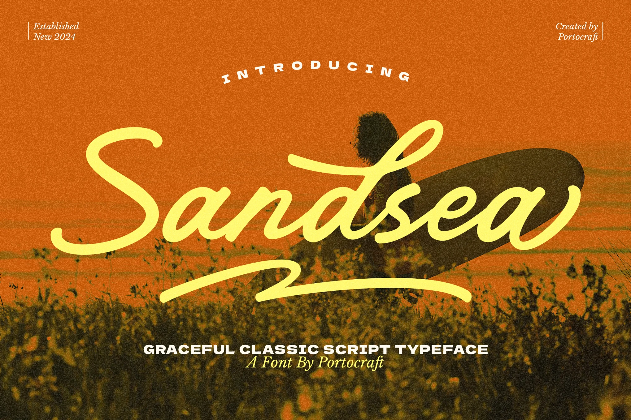 Sandsea - Graceful Script Font