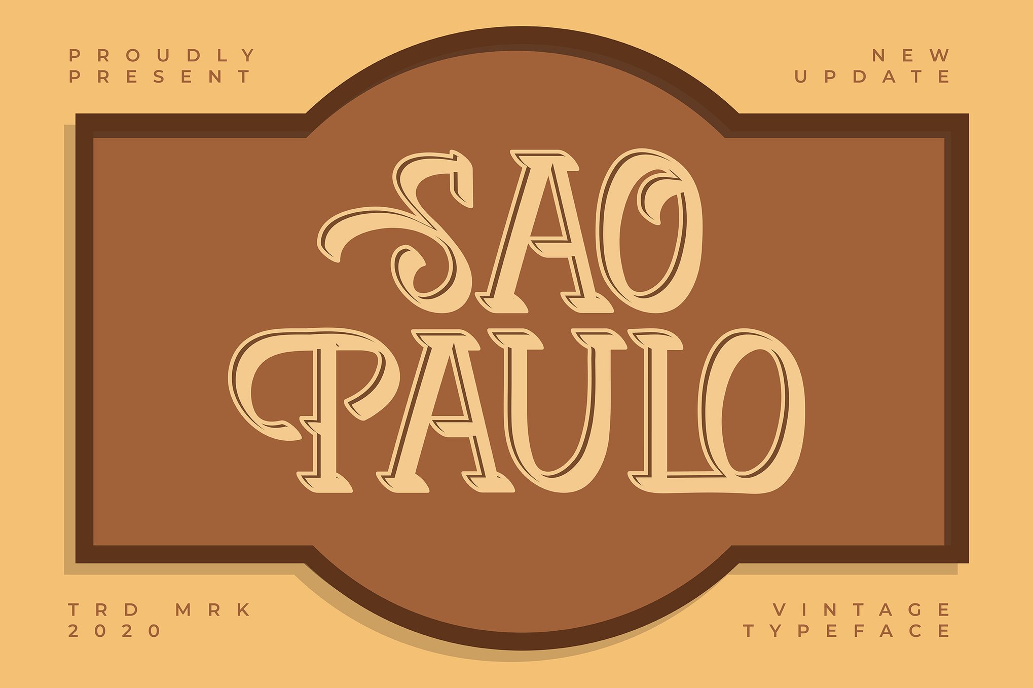 Sao Paulo - Vintage Brazilian Font