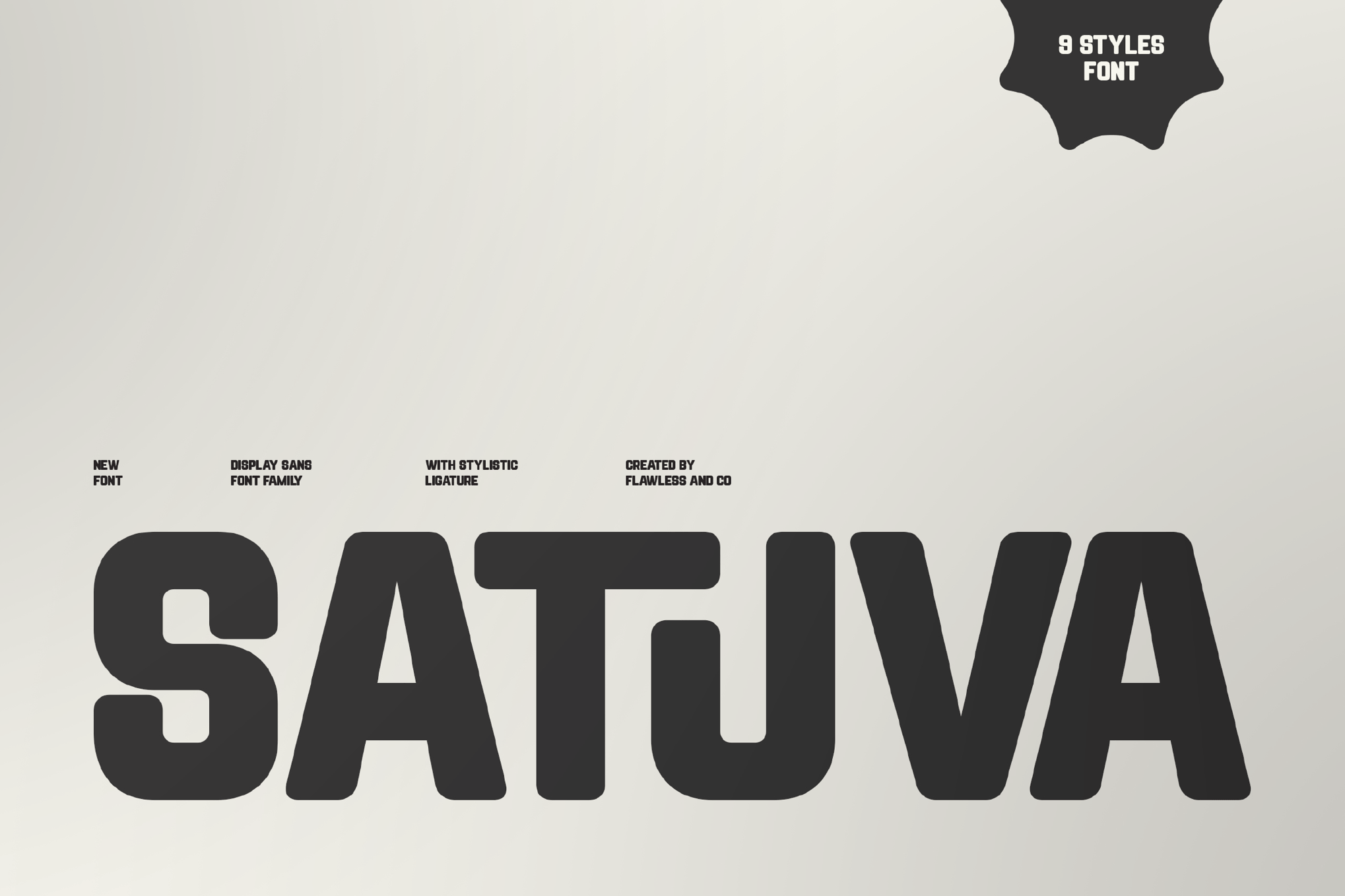 Satuva - Business Logo Font