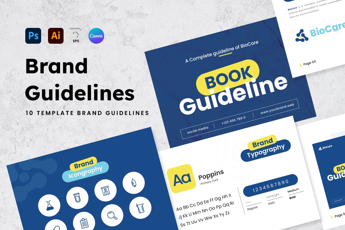 Scientific Brand Guidelines Canva Presentation
