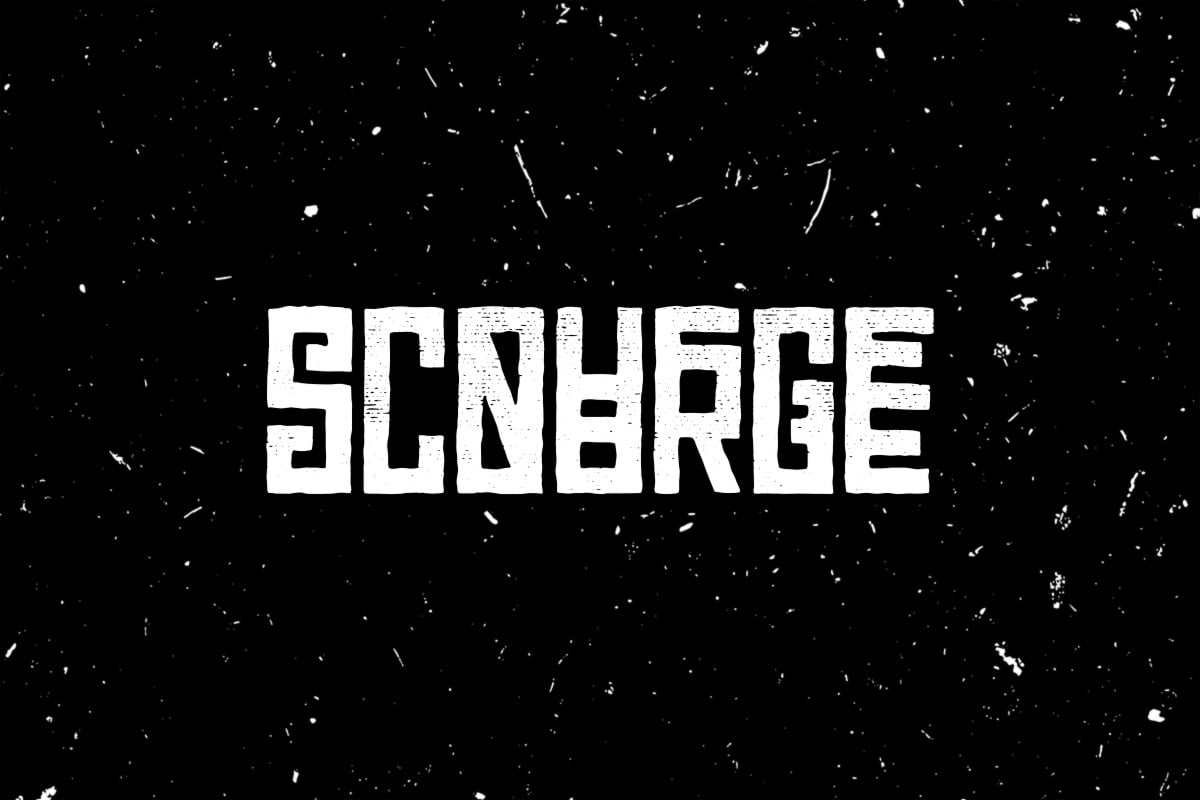 Scourge - Narrow Scandinavian Font