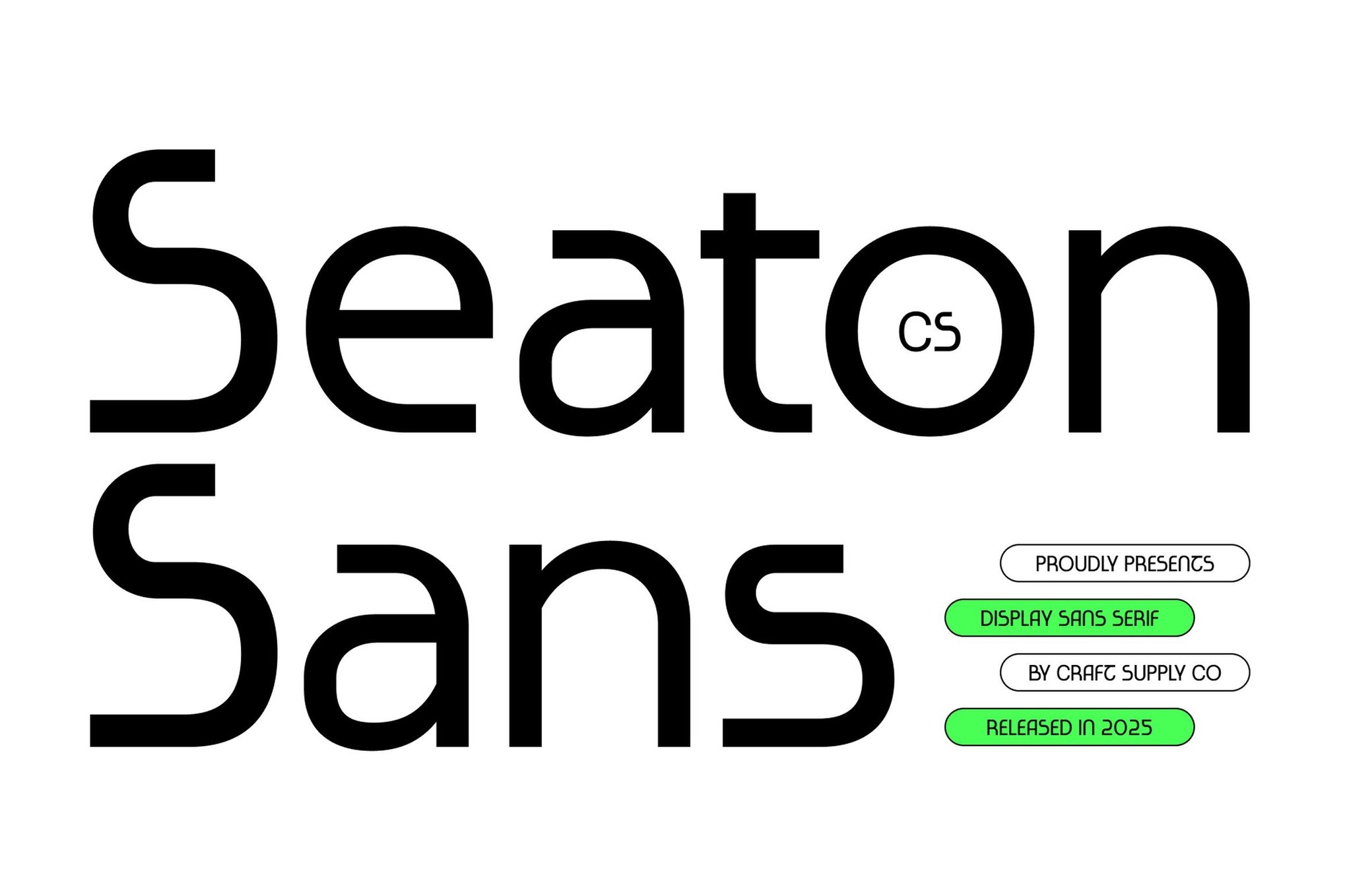 Seaton - Minimal Corporate Font