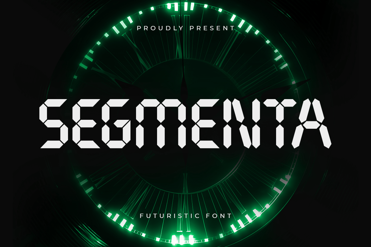 Segmenta - Futuristic Digital Font