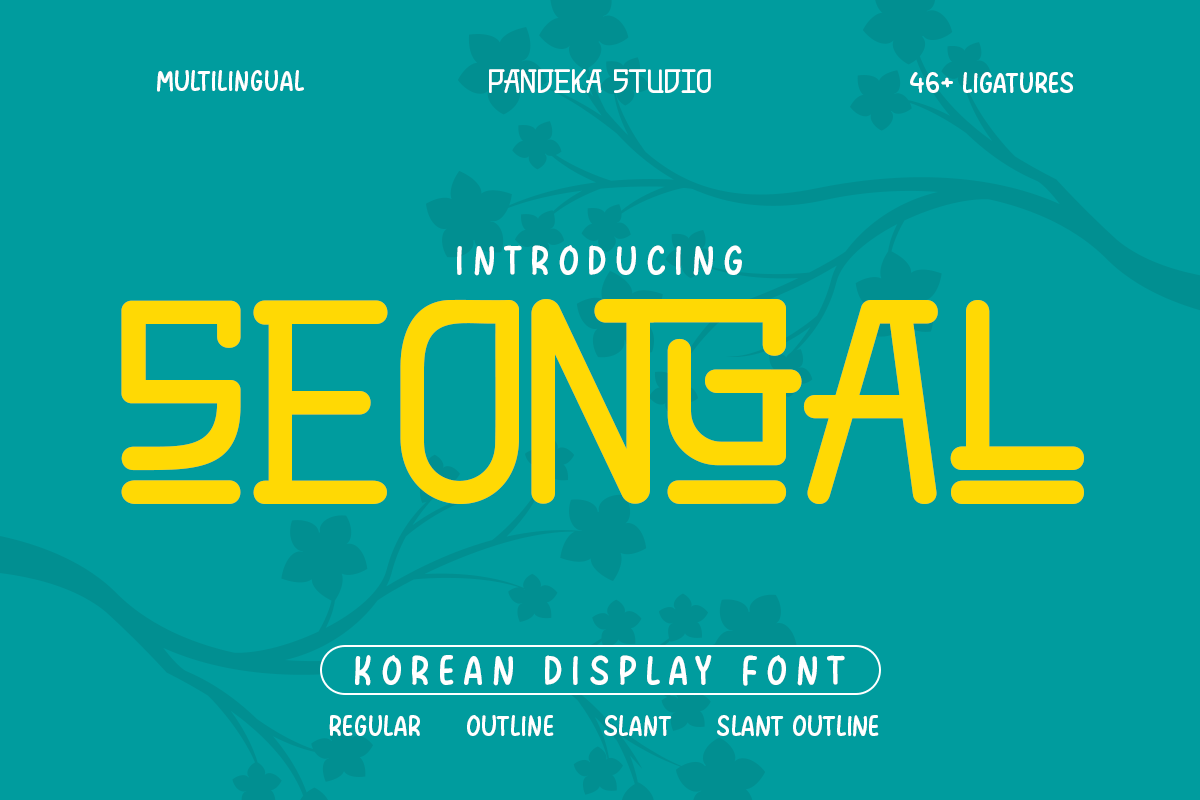 Seongal - Korean Style Asian Font