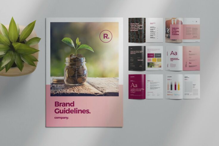 View Information about Sharp Brand Style Guide Template