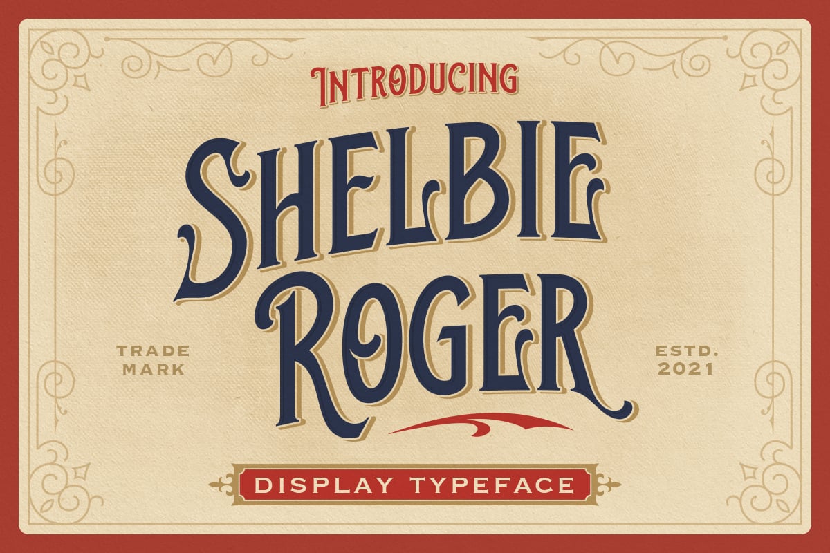 Shelbie Roger - Ornamental British Font
