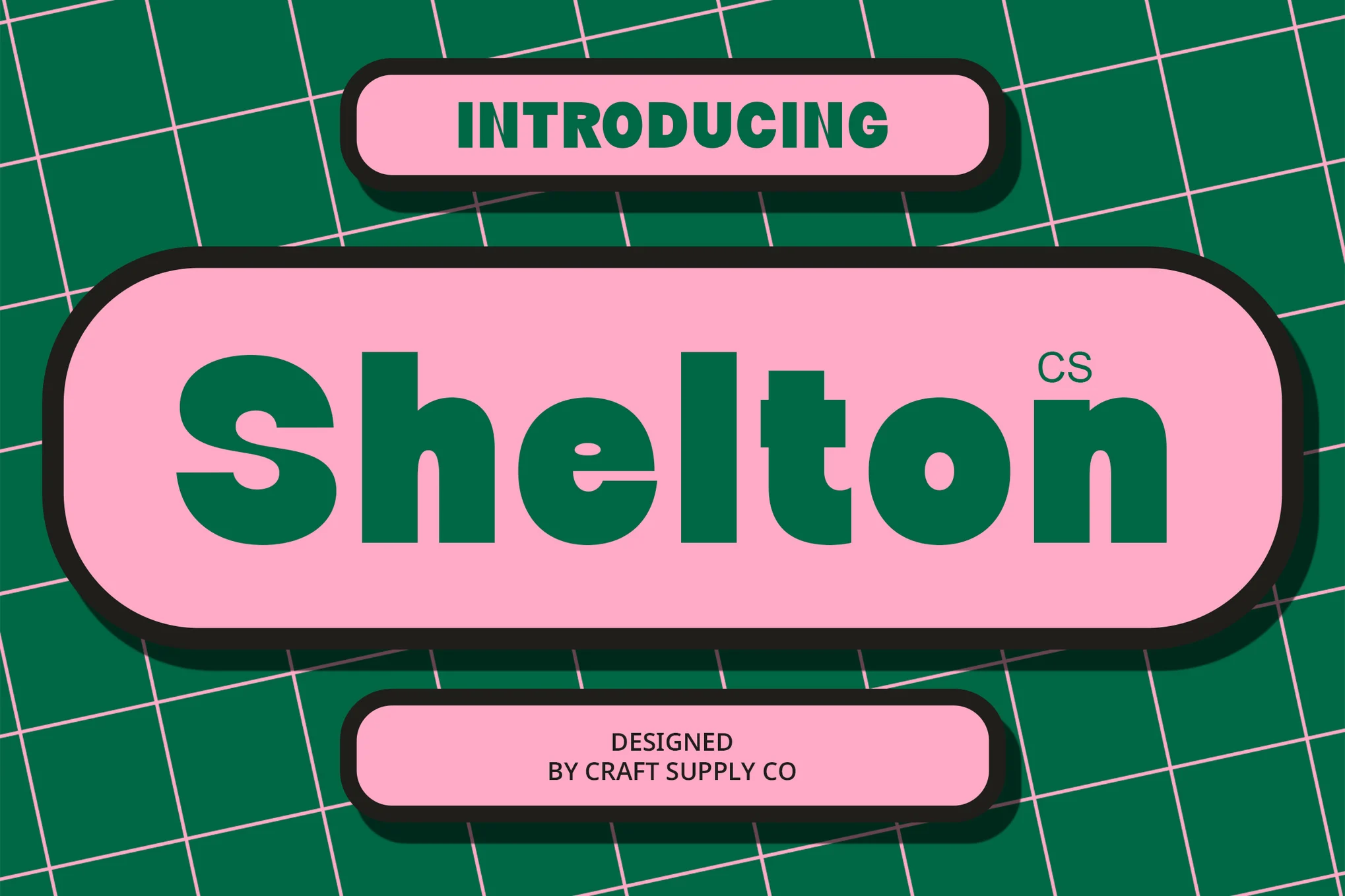 Shelton - Bold Business Card Font