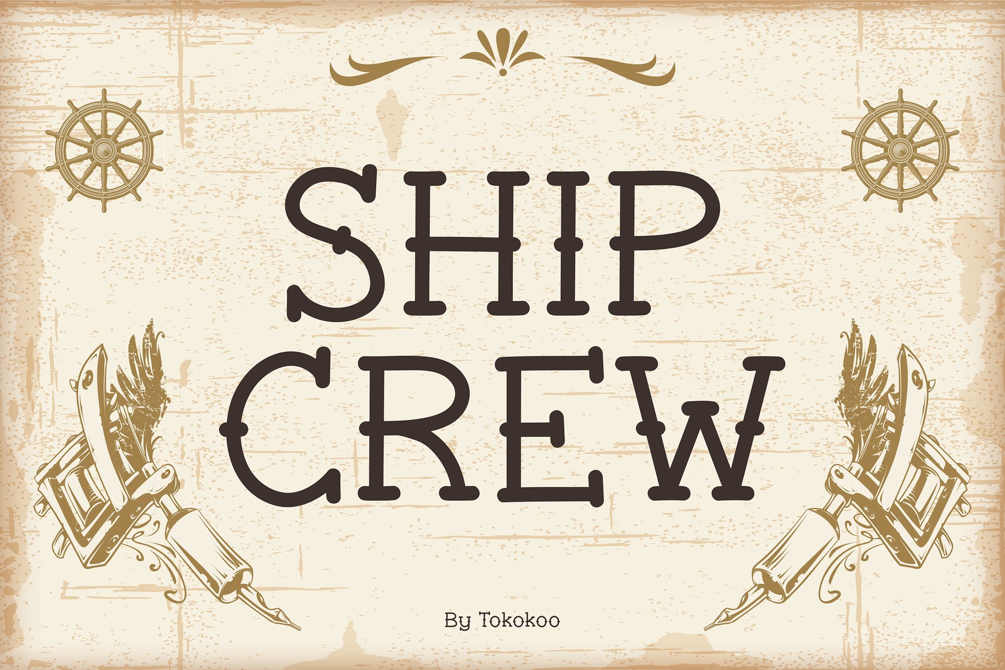 Shipcrew - Retro Nautical Font