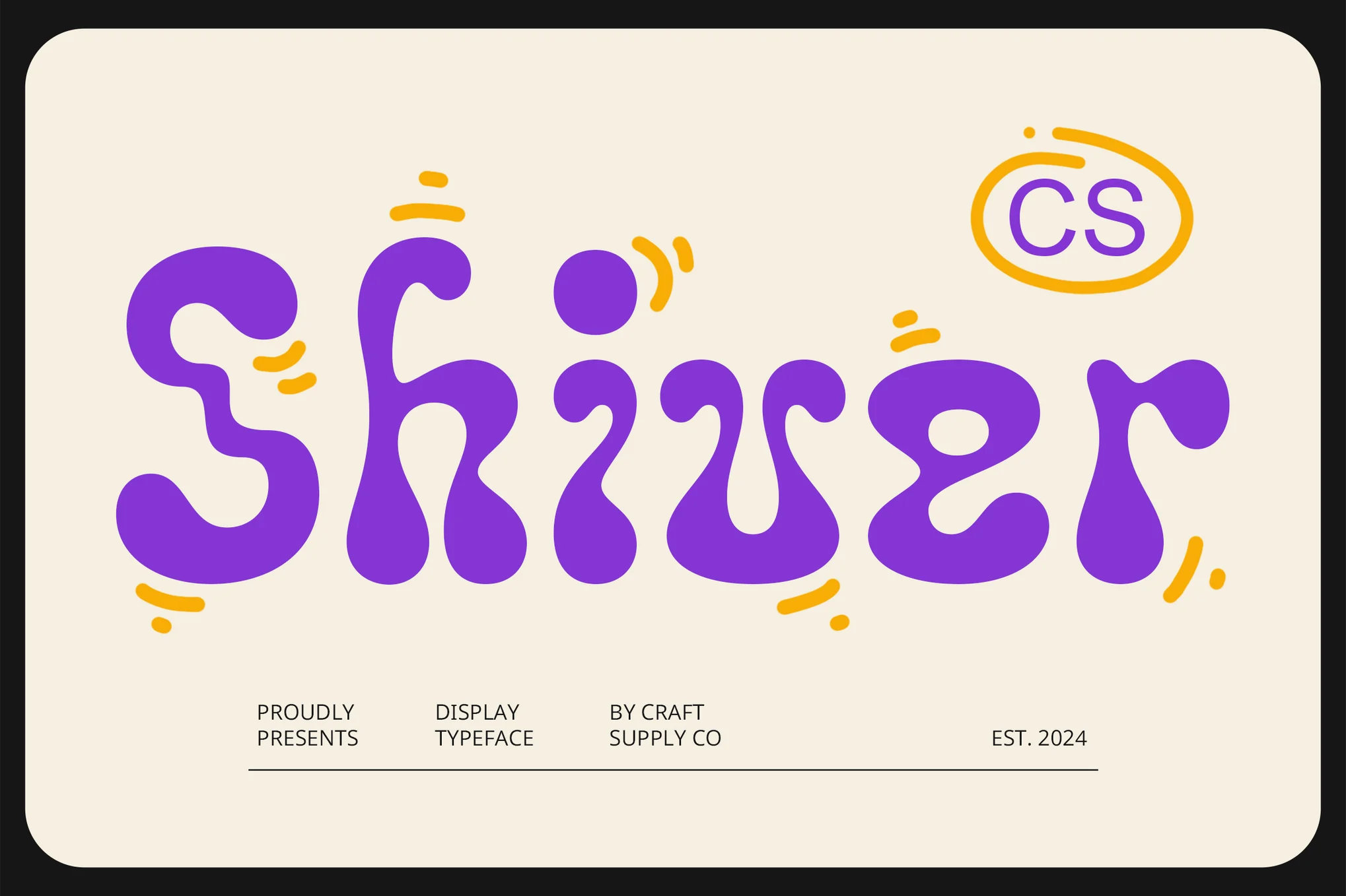 Shiver - Psychedelic Font