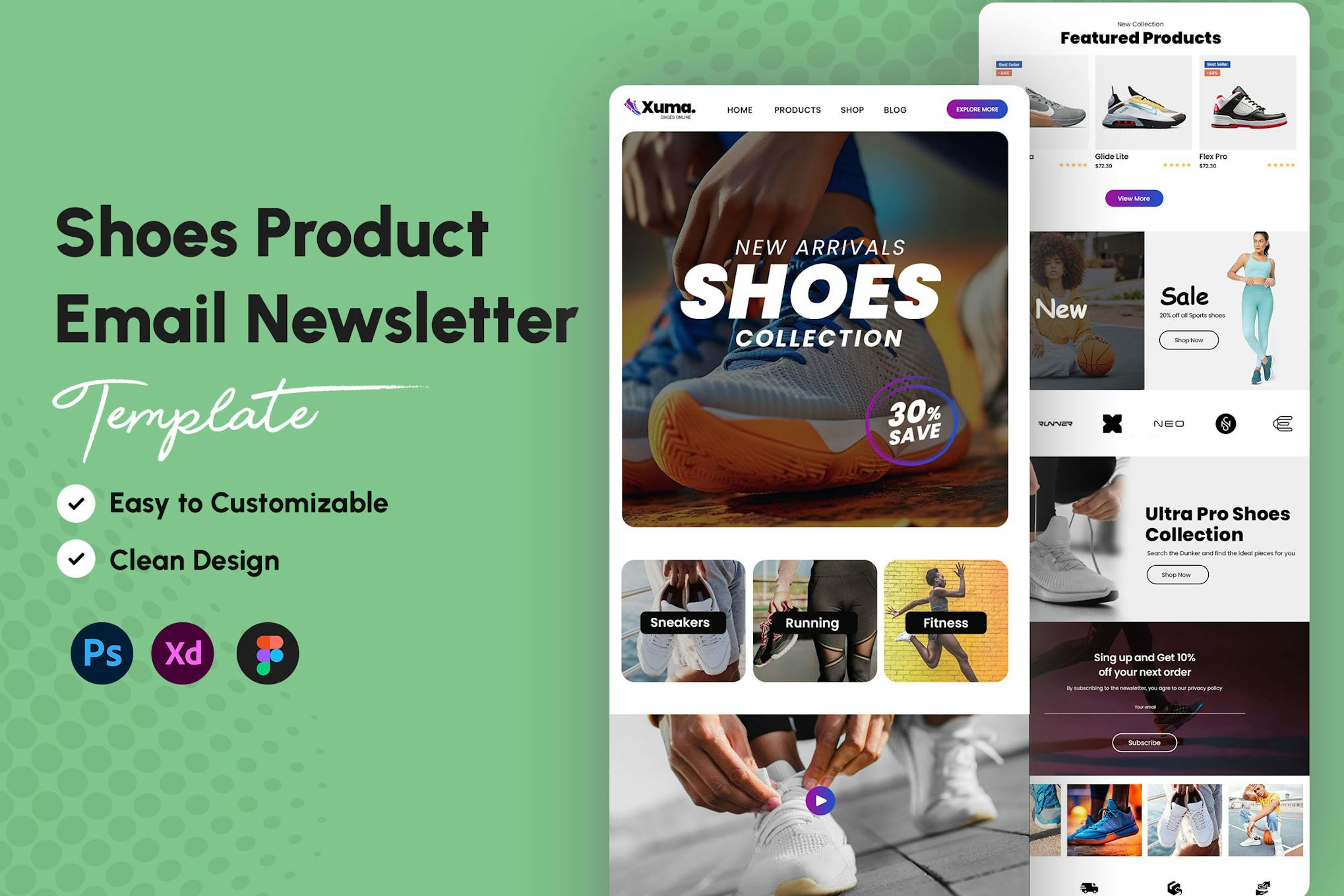 Shoes Product Email Newsletter Template