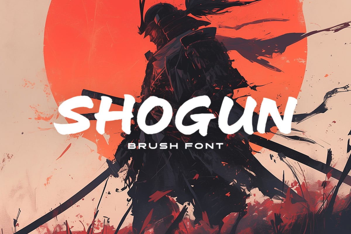 Shogun - Samurai Brush Font