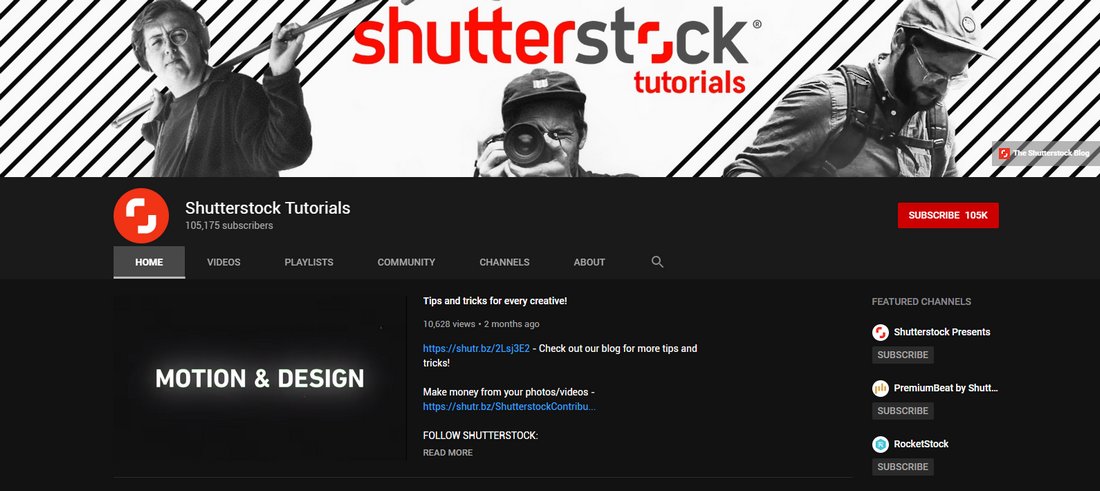 آموزشهای shutterstock