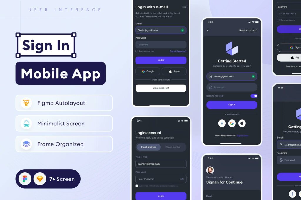 55+ Best Mobile App UI Design Examples + Templates | Design Shack