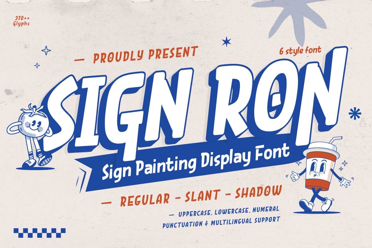 Sign Ron - Classic Signage Font