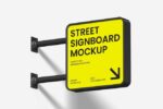 20+ Handpicked Signboard & Street Sign Mockups