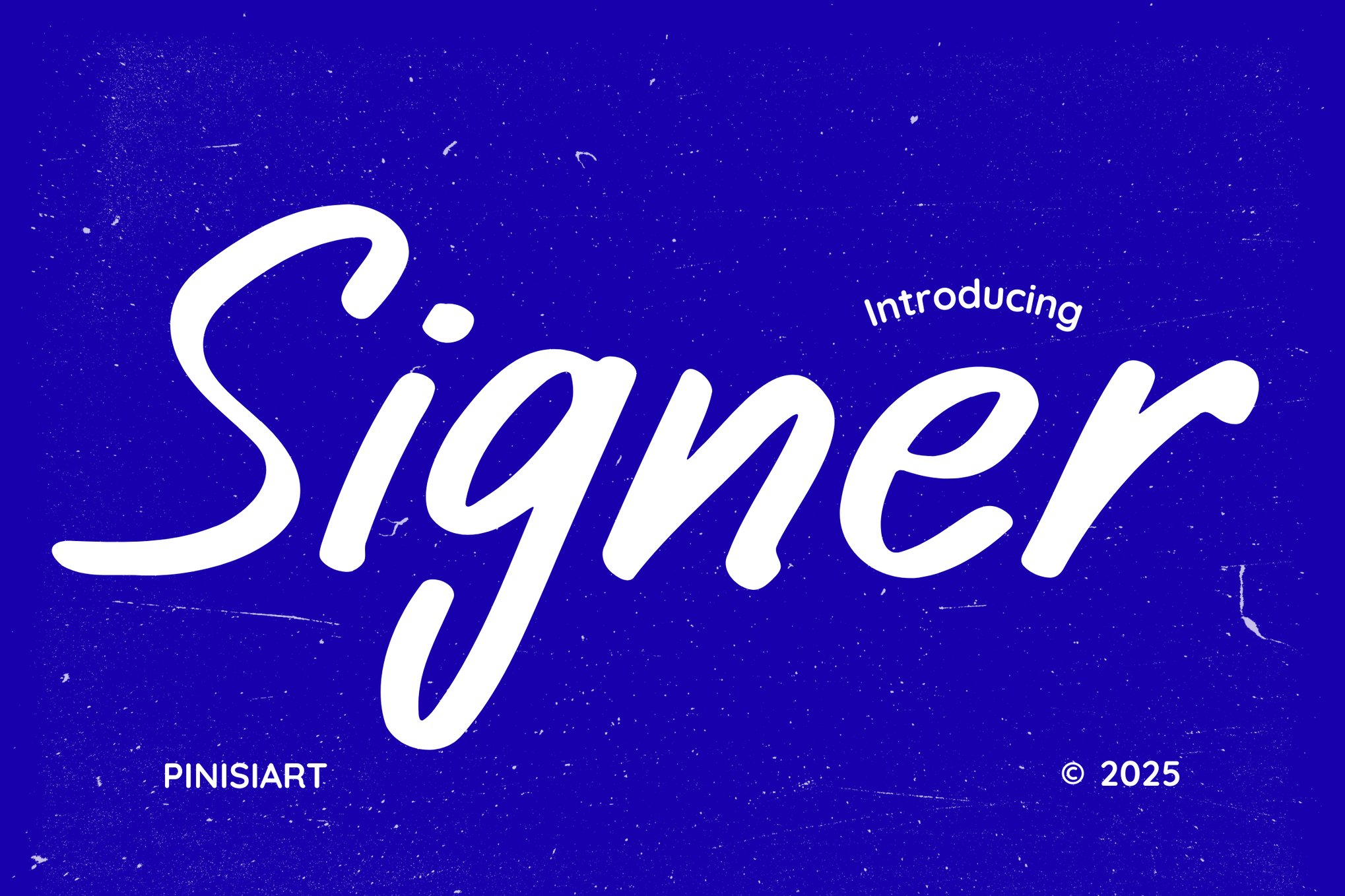 Signer - Elegant Handwritten Script Font