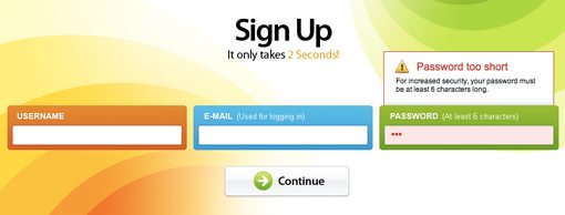 20 Great Sign Up Form Examples to Learn From | Design Shack