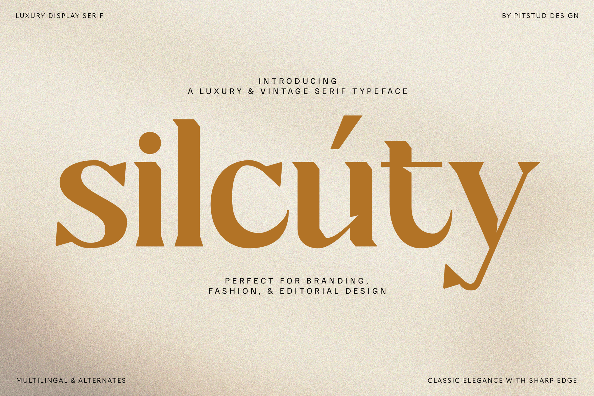 Silcuty - Bold Feminine Fashion Font