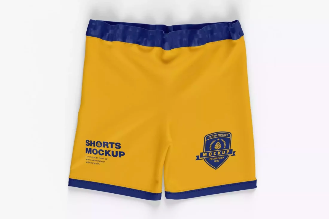 Simple Basketball Shorts Mockup Design Shack