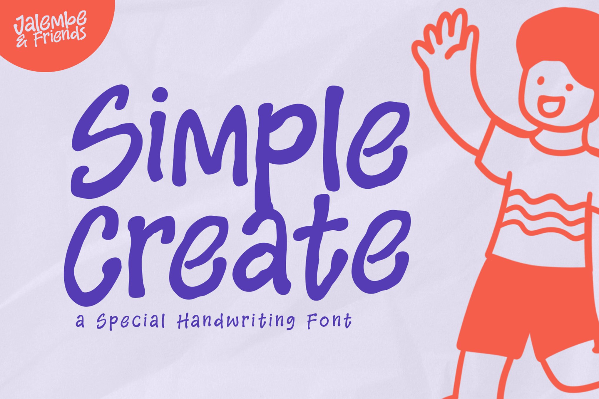 Simple Create - Friendly Handwriting Font
