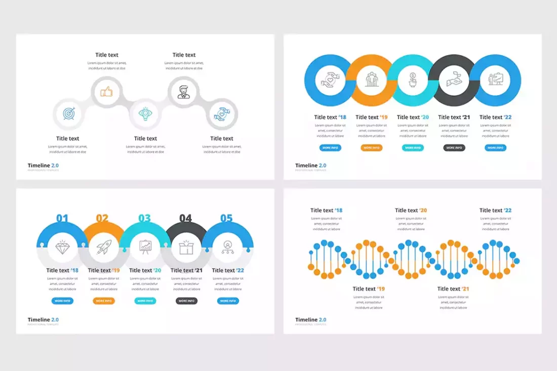 Simple Google Slides Timeline Template Design Shack