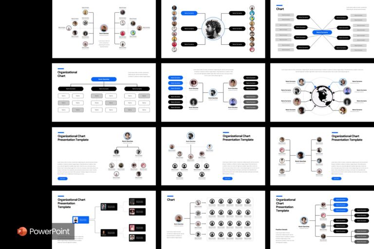35+ Best Organizational Chart (Org Chart) Templates for PowerPoint 2025 ...