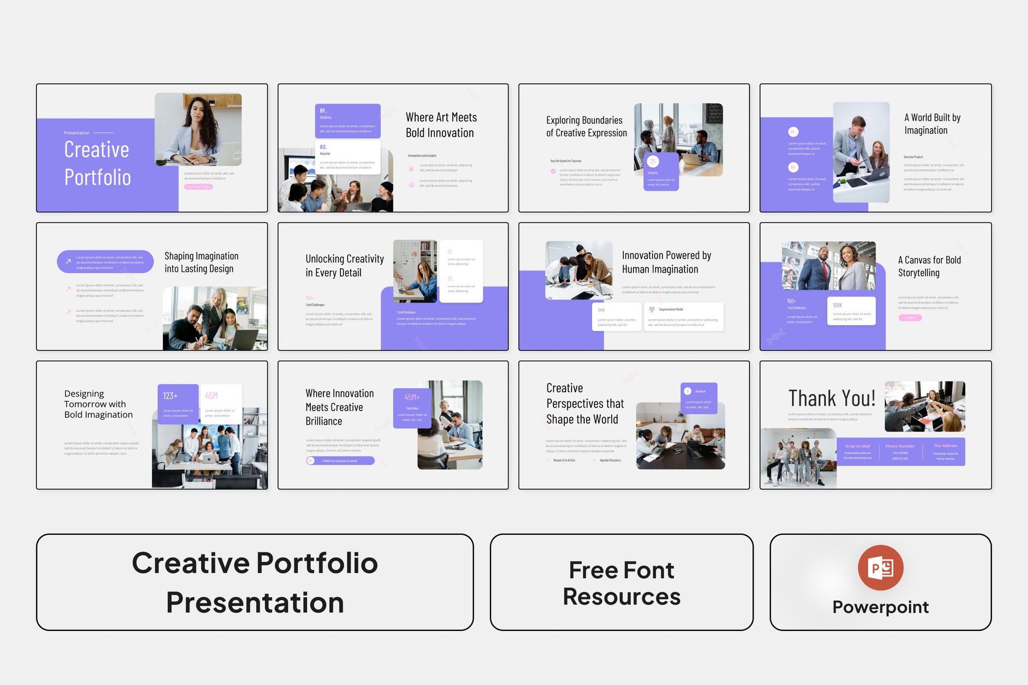 Simple Resume PowerPoint Template
