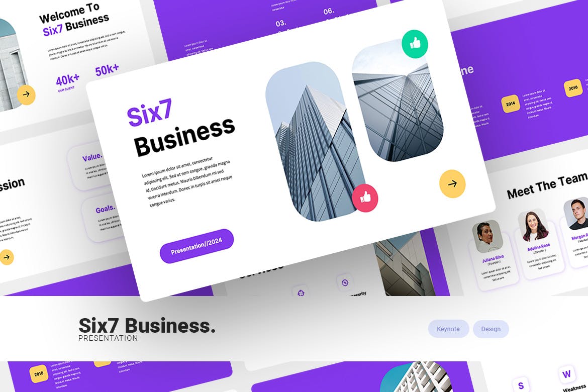Six7 - Business Keynote Template