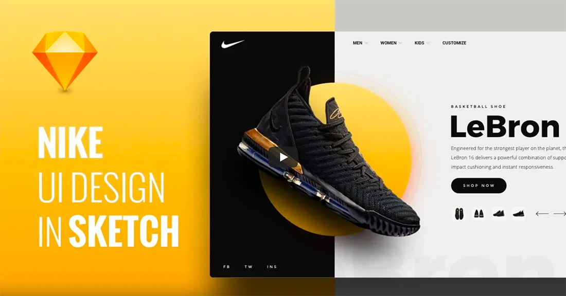 sketch-nike 15+ Best Sketch Tutorials (Sketch App for Beginners) design tips 