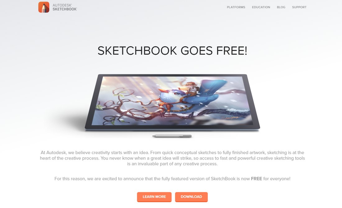 sketchbook for pc download