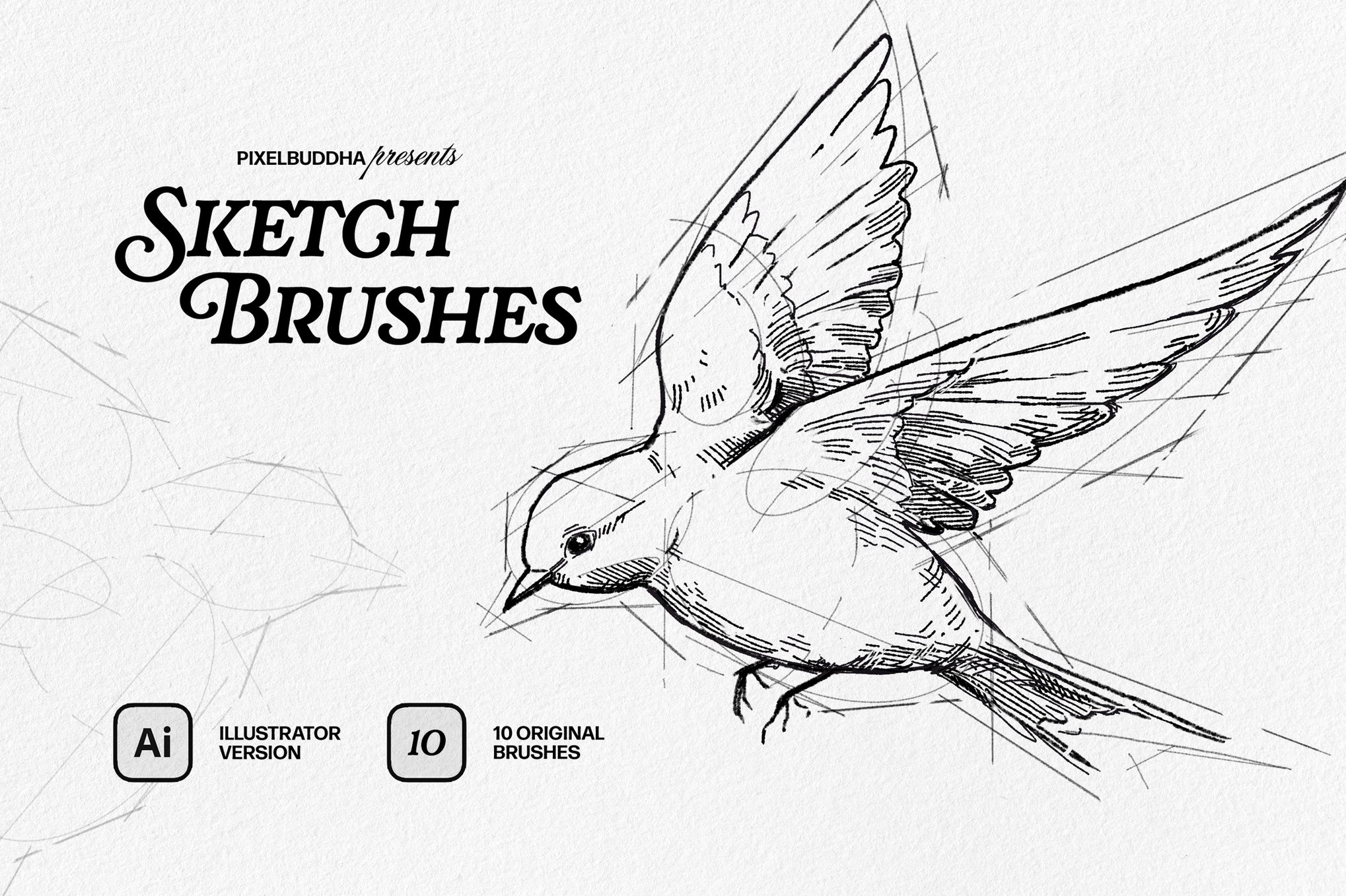 SKETCHER - Sketch Brushes for Illustrator