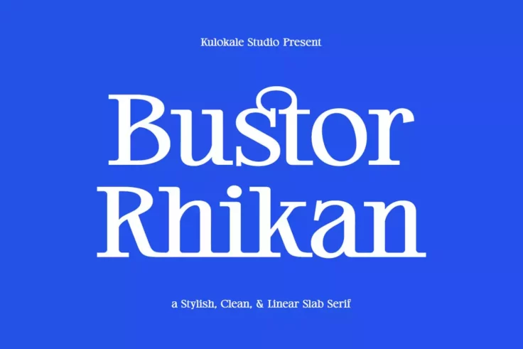 View Information about Bustor Rhikan Slab Serif Font