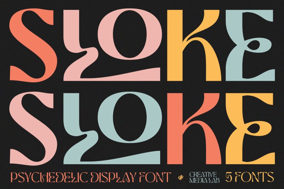 35+ Best Psychedelic Fonts in 2024 (Free & Pro) | Design Shack