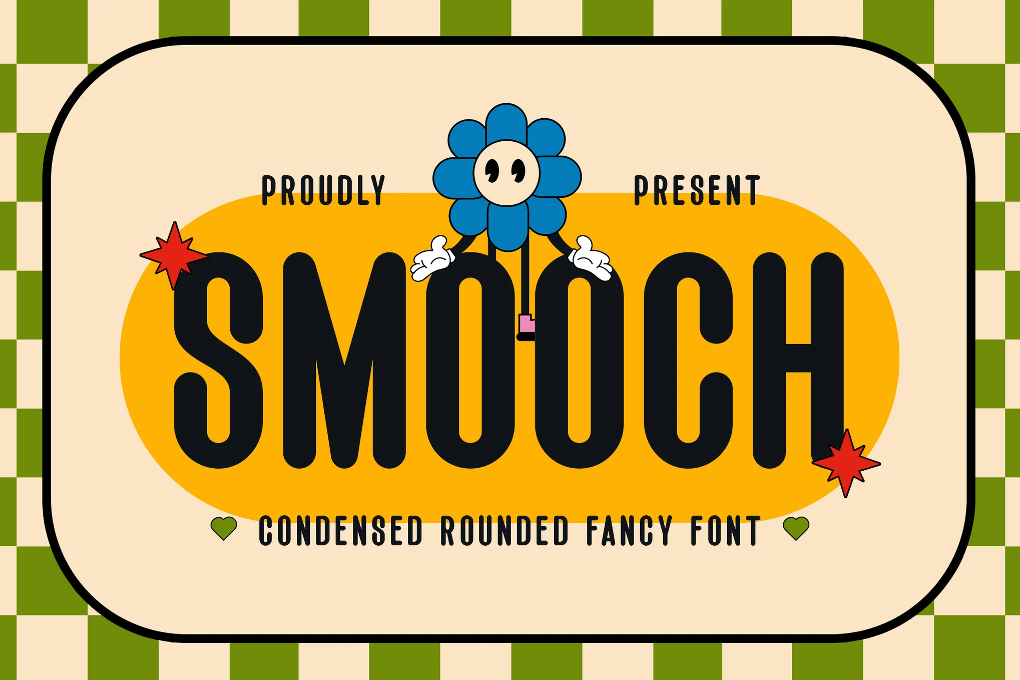 Smooch - Condensed Rounded Fancy Font