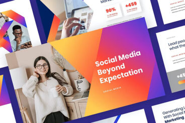 social-media-powerpoint-template-368x245 20+ Best Social Media Marketing PowerPoint Templates design tips 