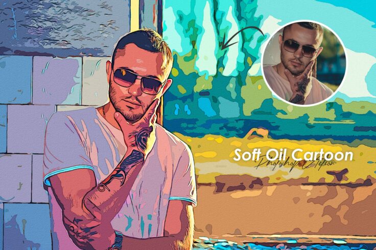 View Information about Soft Oil Cartoon Photoshop Action