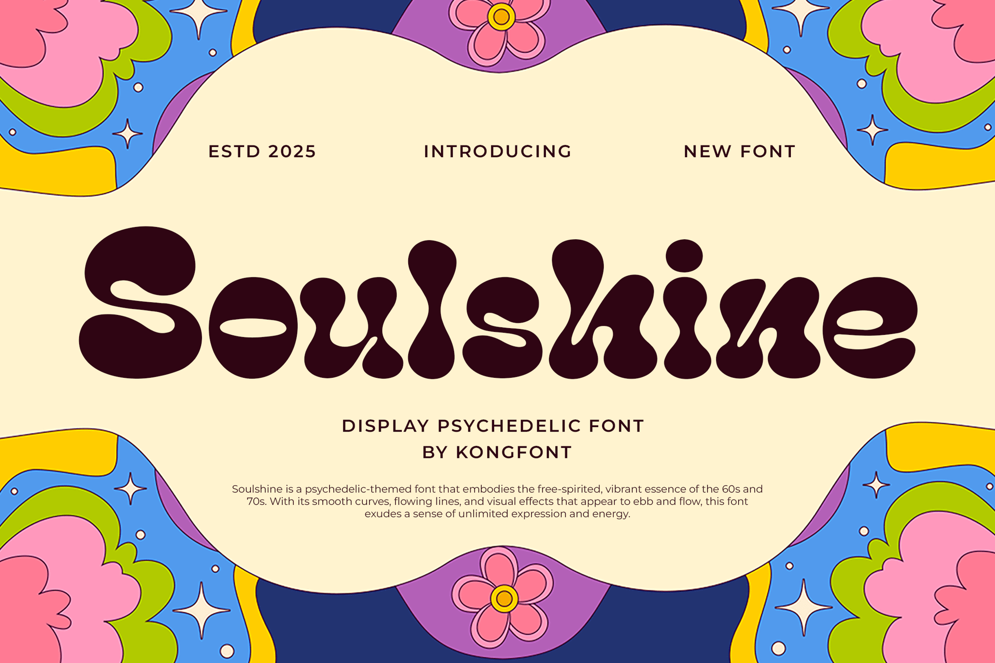 Soulshine - Display Psychedelic Font