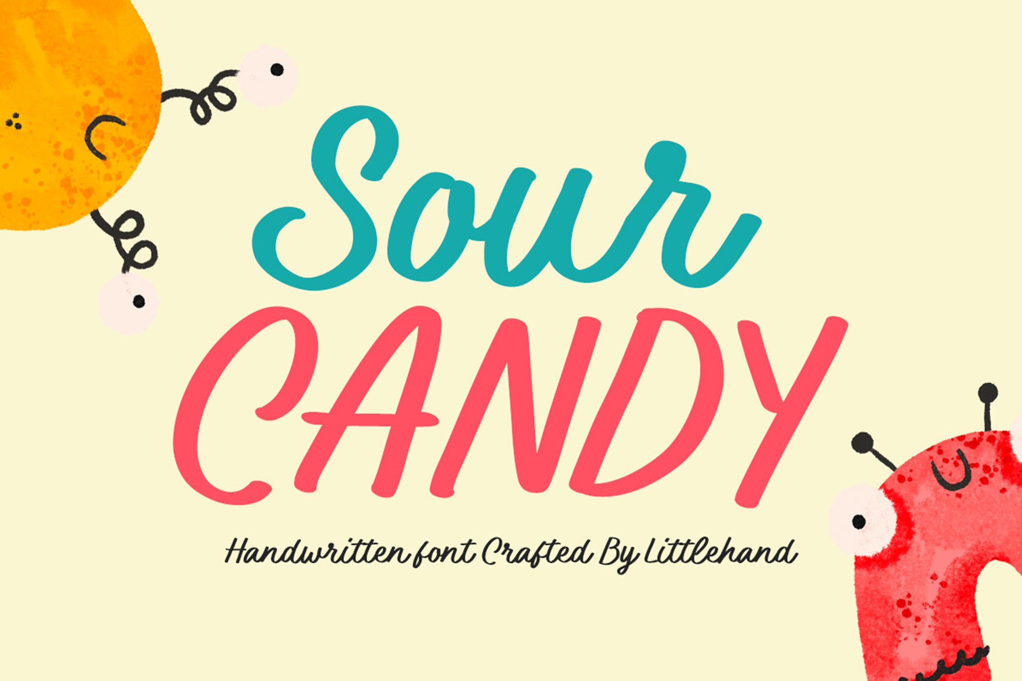 Sour Candy - Handwritten Font