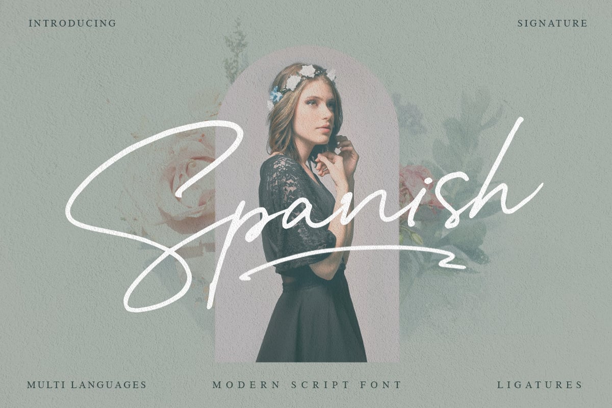Spanish - Modern Script Font