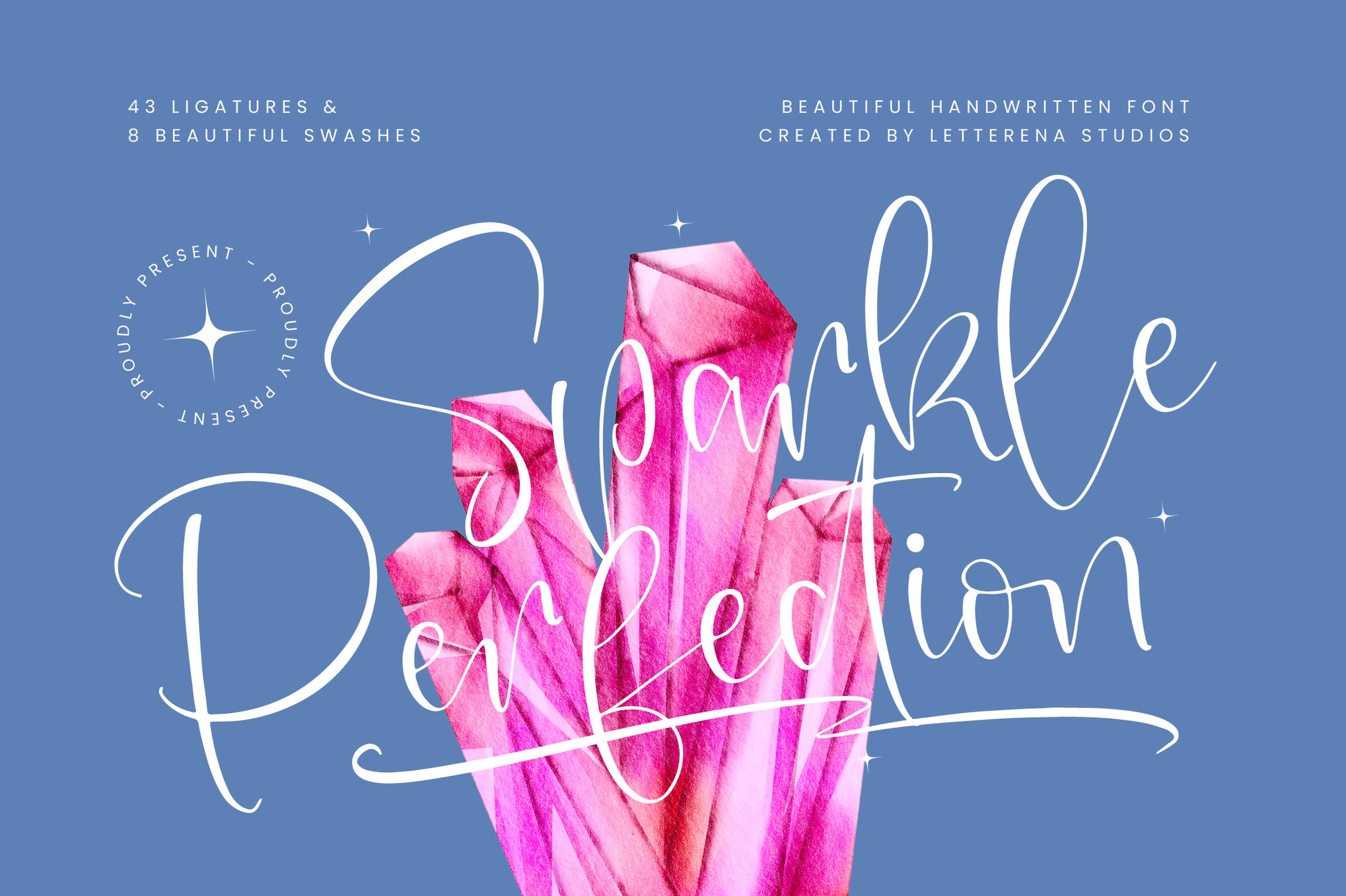 Sparkle Perfection - Handwritten Sparkle Font