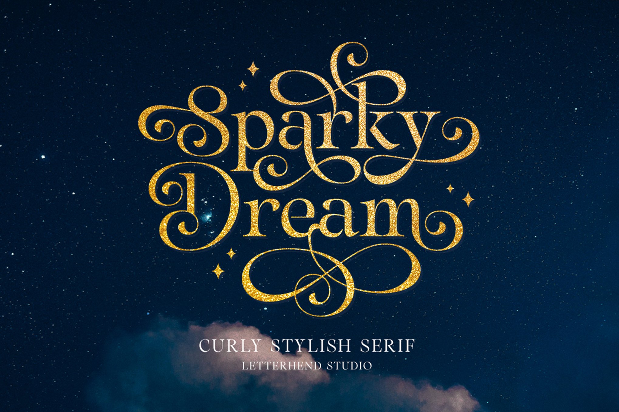 Sparky Dream - Shiny Sparkle Font