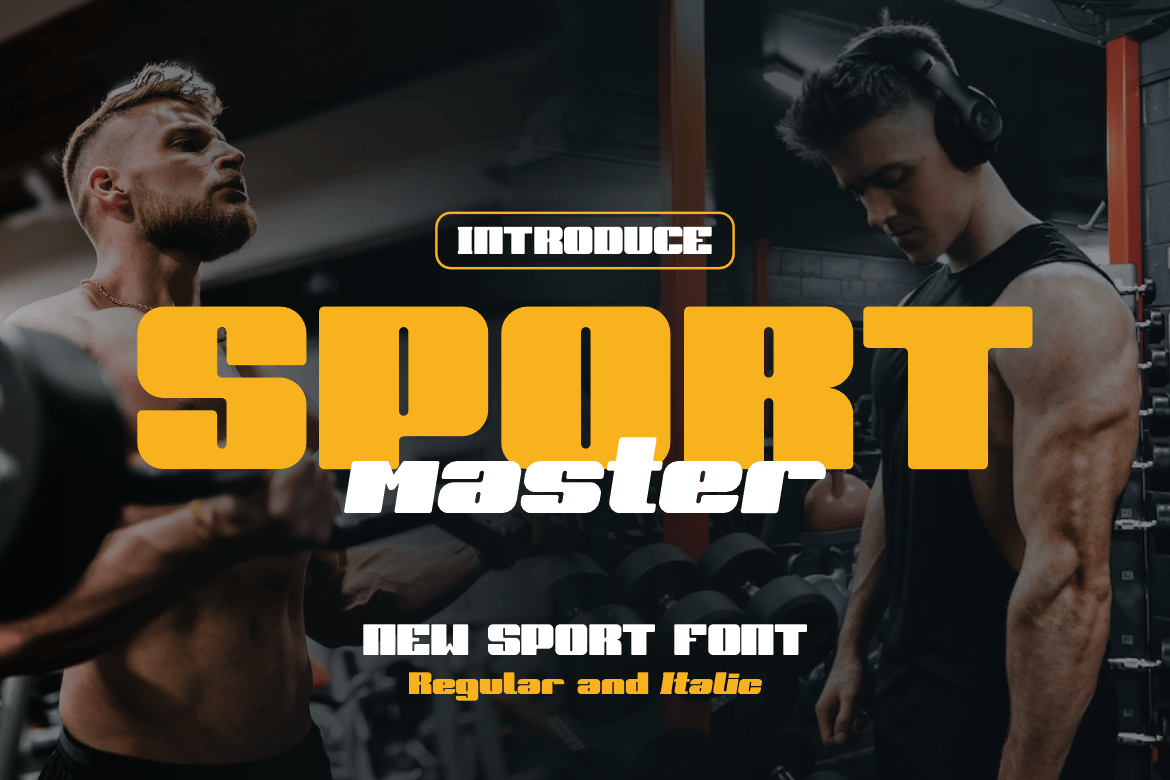 Sport Master - Sport & Gym Font