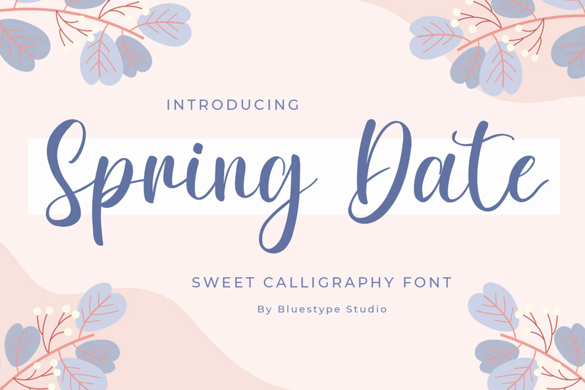 Spring Date - Calligraphy Font