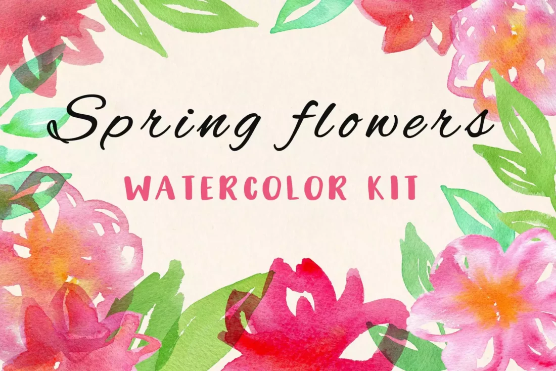Spring Flowers Photoshop Patterns | Design Shack